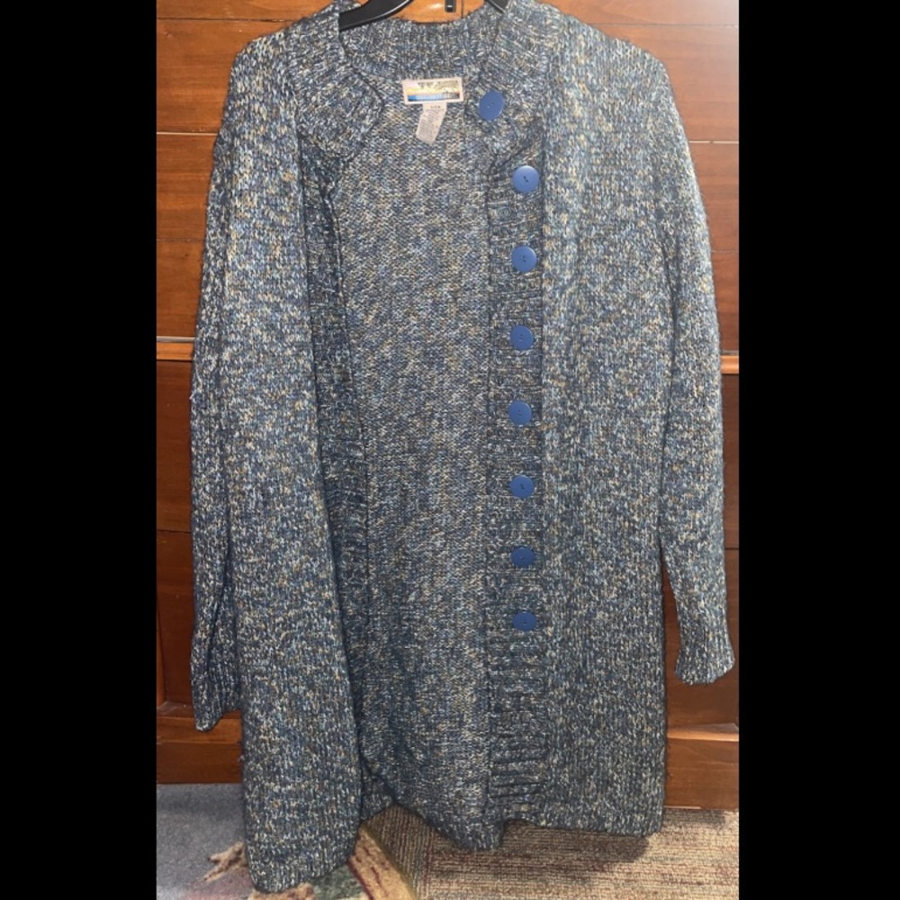 S Button Knit Cardigan
